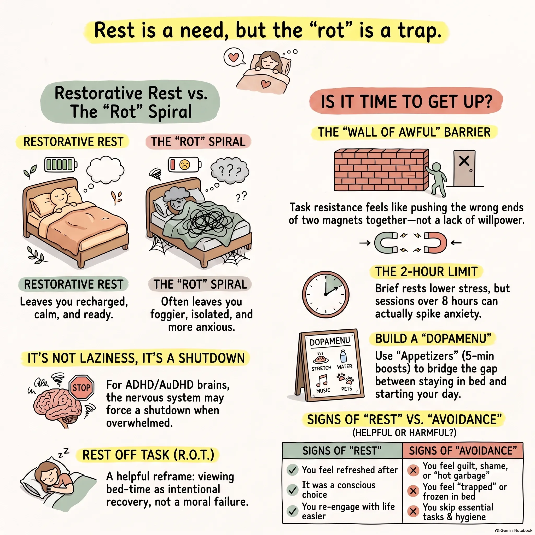 Bed Rotting Rest Or Avoidance