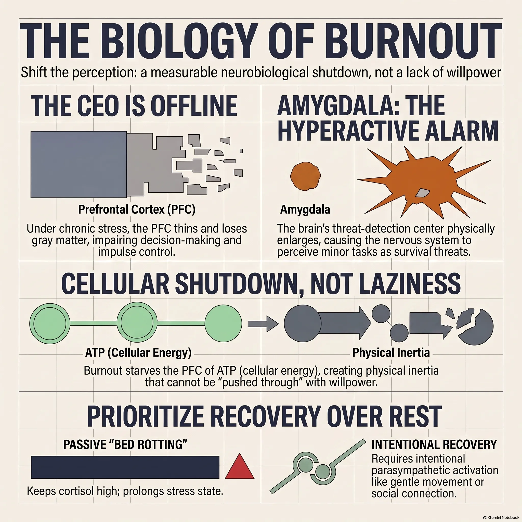 Laziness Vs Burnout The Biological Difference