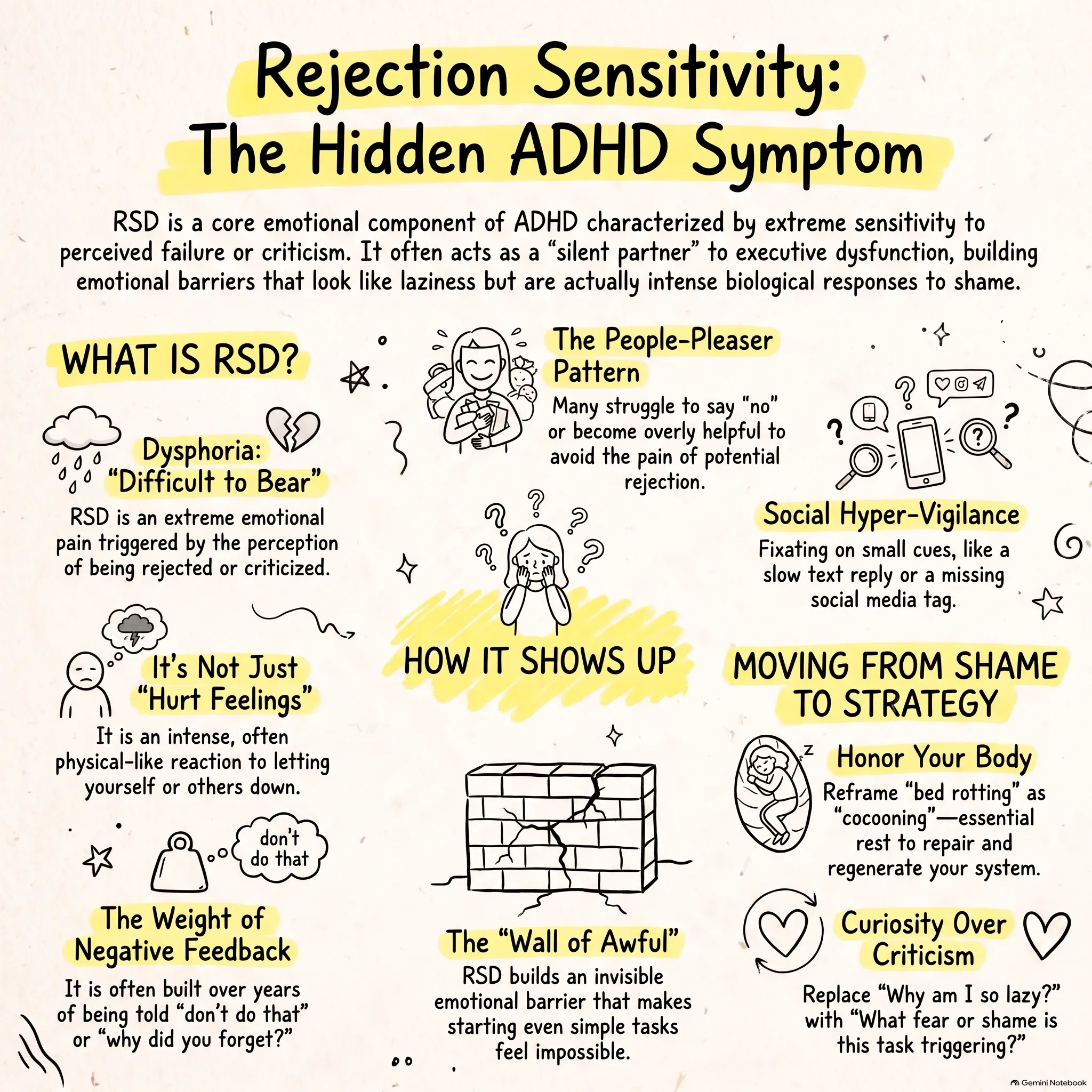 Rejection Sensitive Dysphoria: Why Criticism Feels Physical (And What Helps)