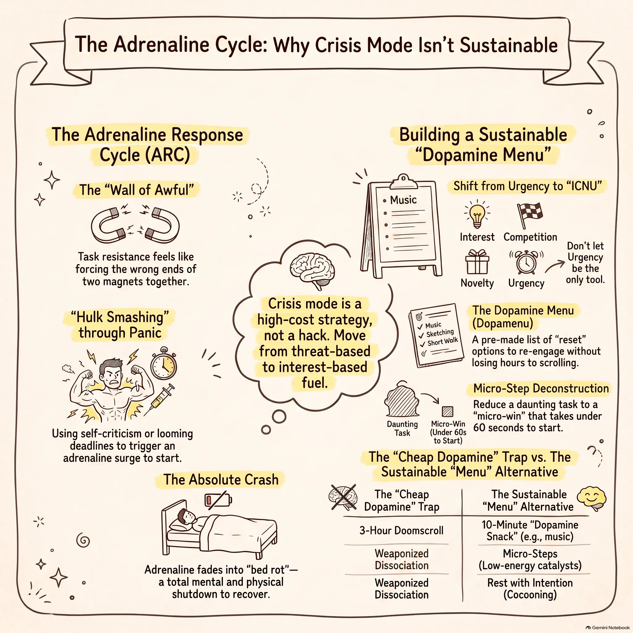 The Adrenaline Cycle Crisis Mode Is Not Sustainable
