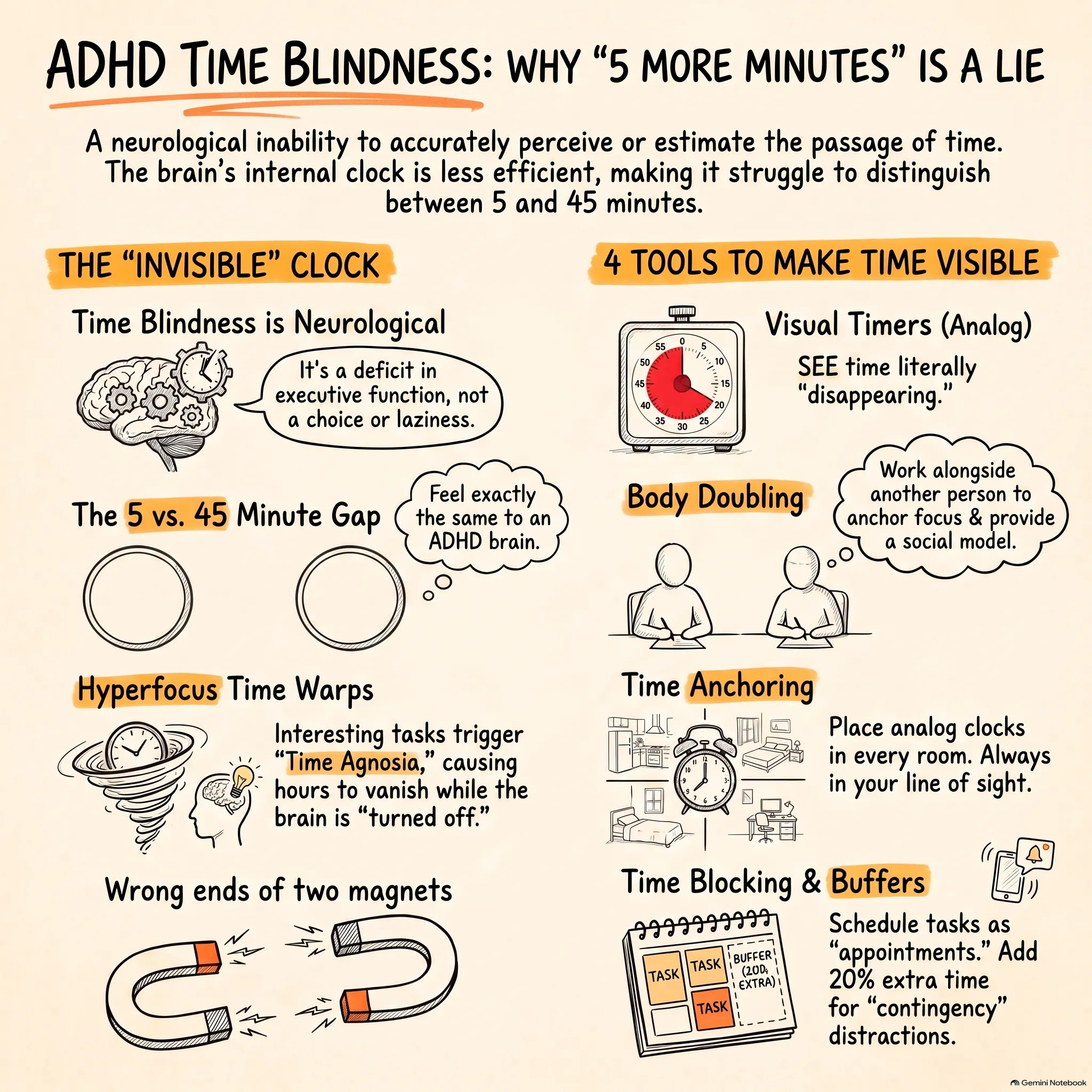 Time Blindness Why 5 More Minutes Is A Lie