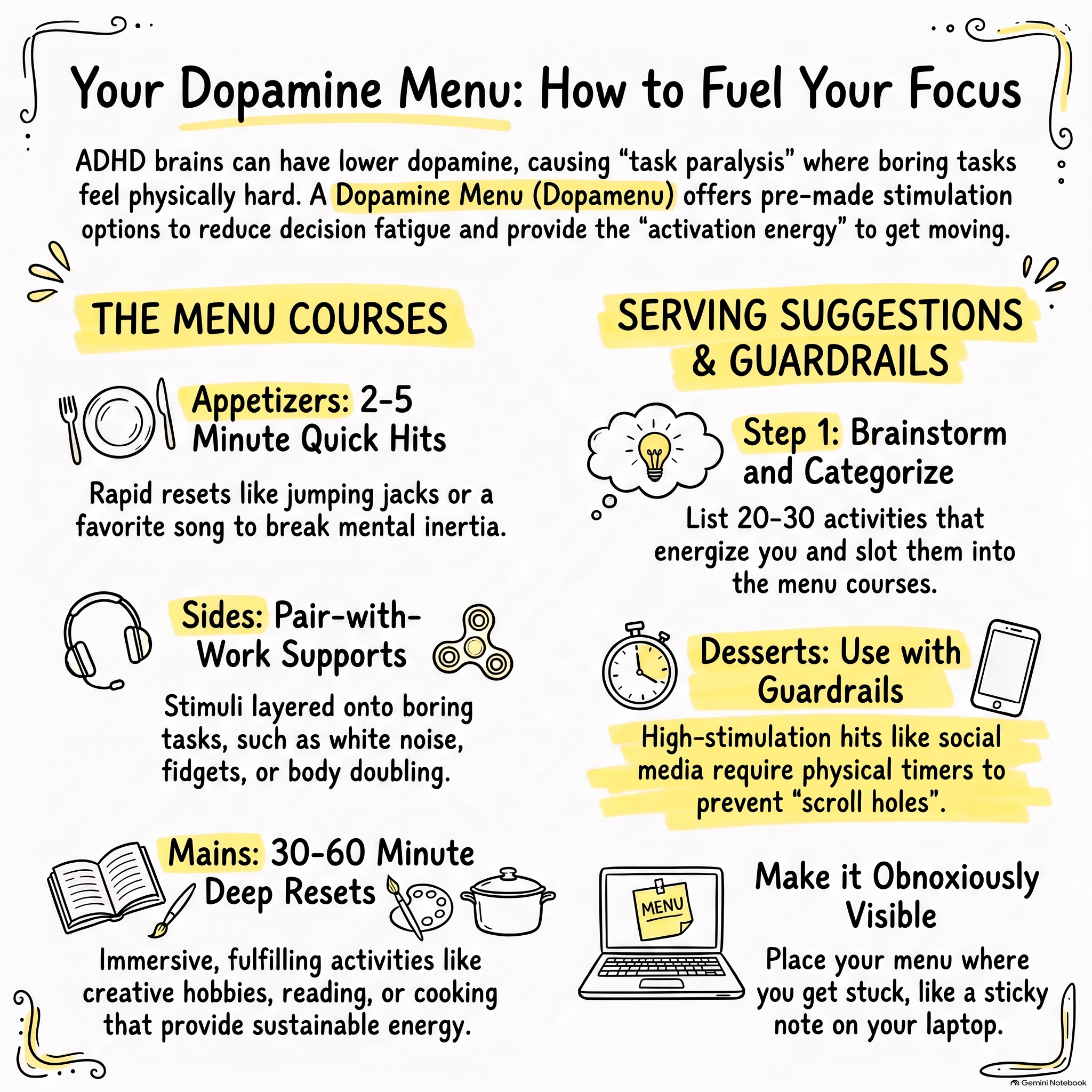 Dopamine Menu How To Build Yours