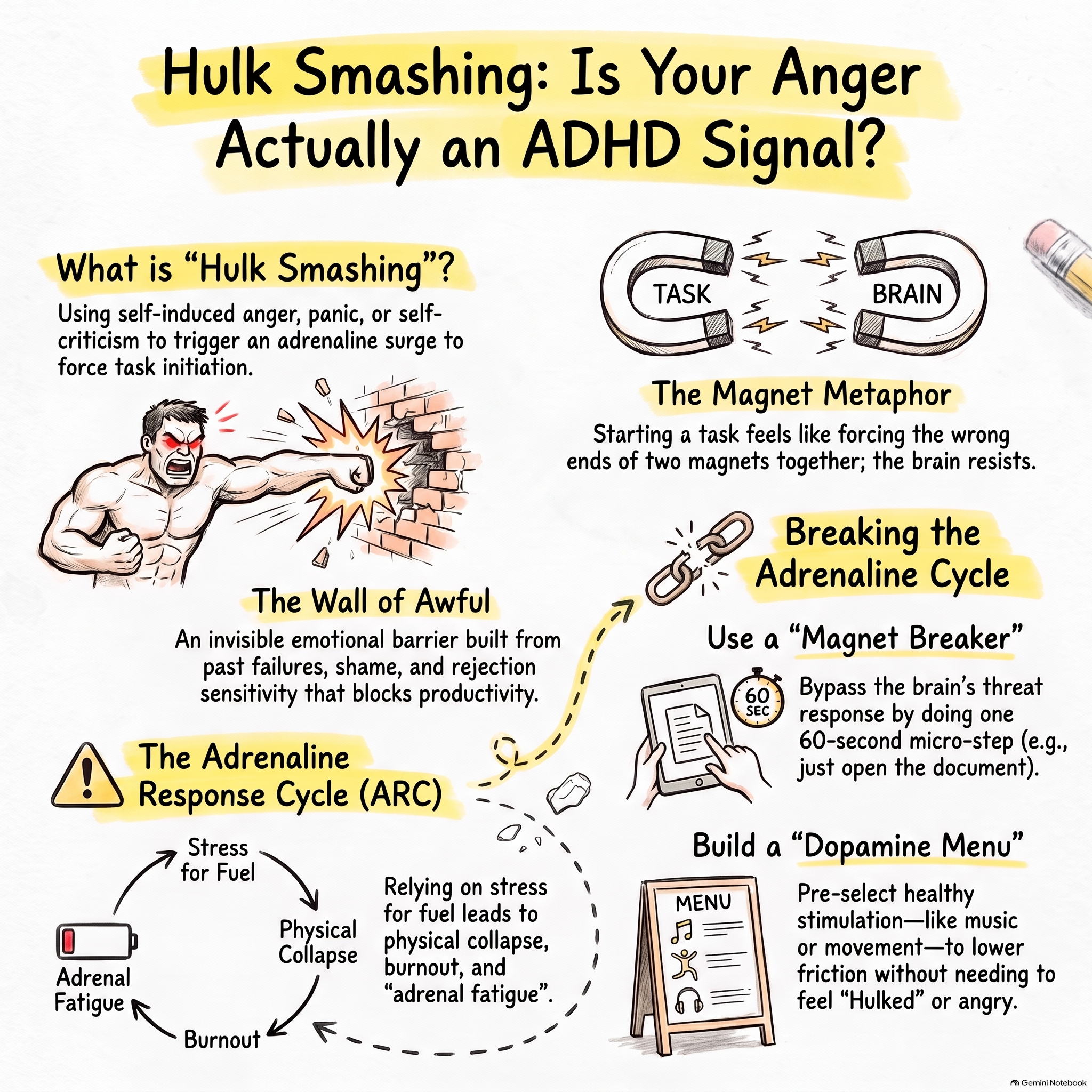Hulk Smashing Anger As An Adhd Signal