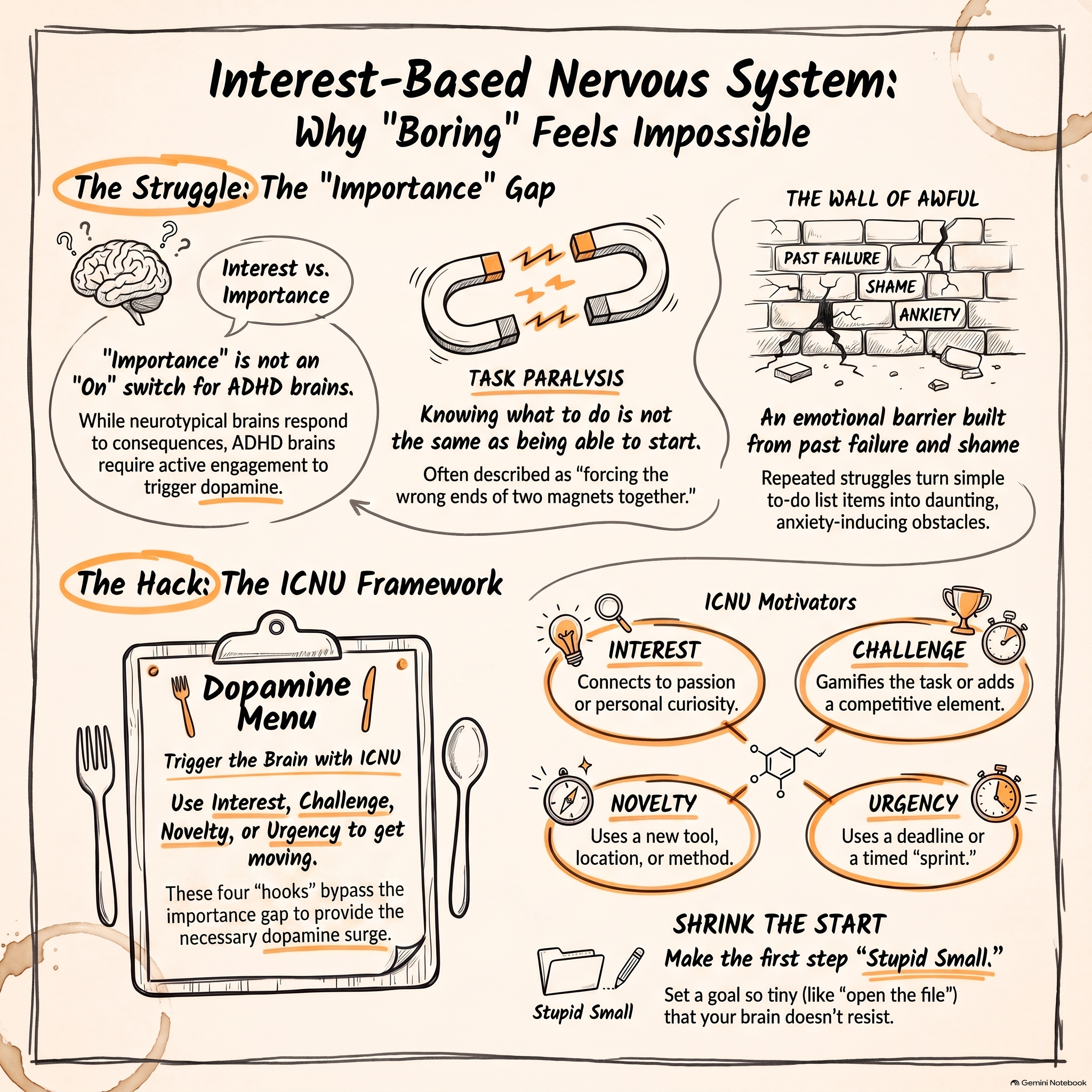 Interest Based Nervous System Why Boring Impossible