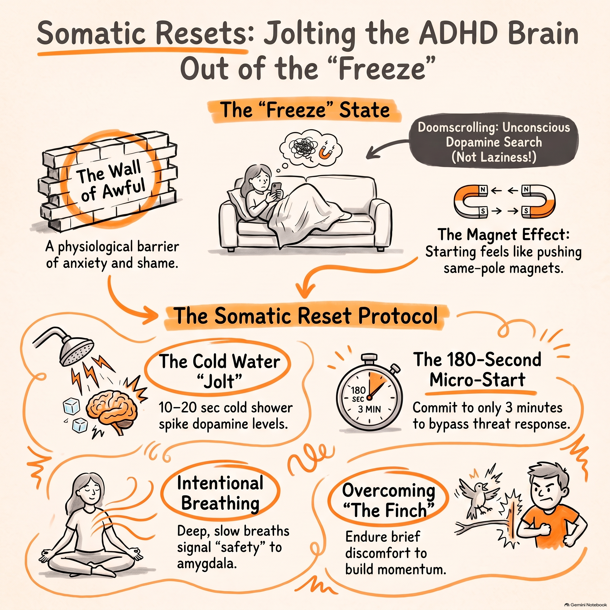 Somatic Resets Cold Water And Breathing