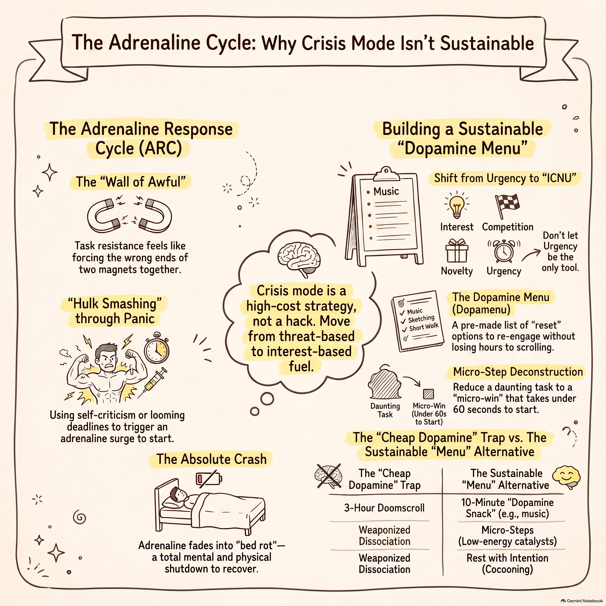 The Adrenaline Cycle Crisis Mode Is Not Sustainable