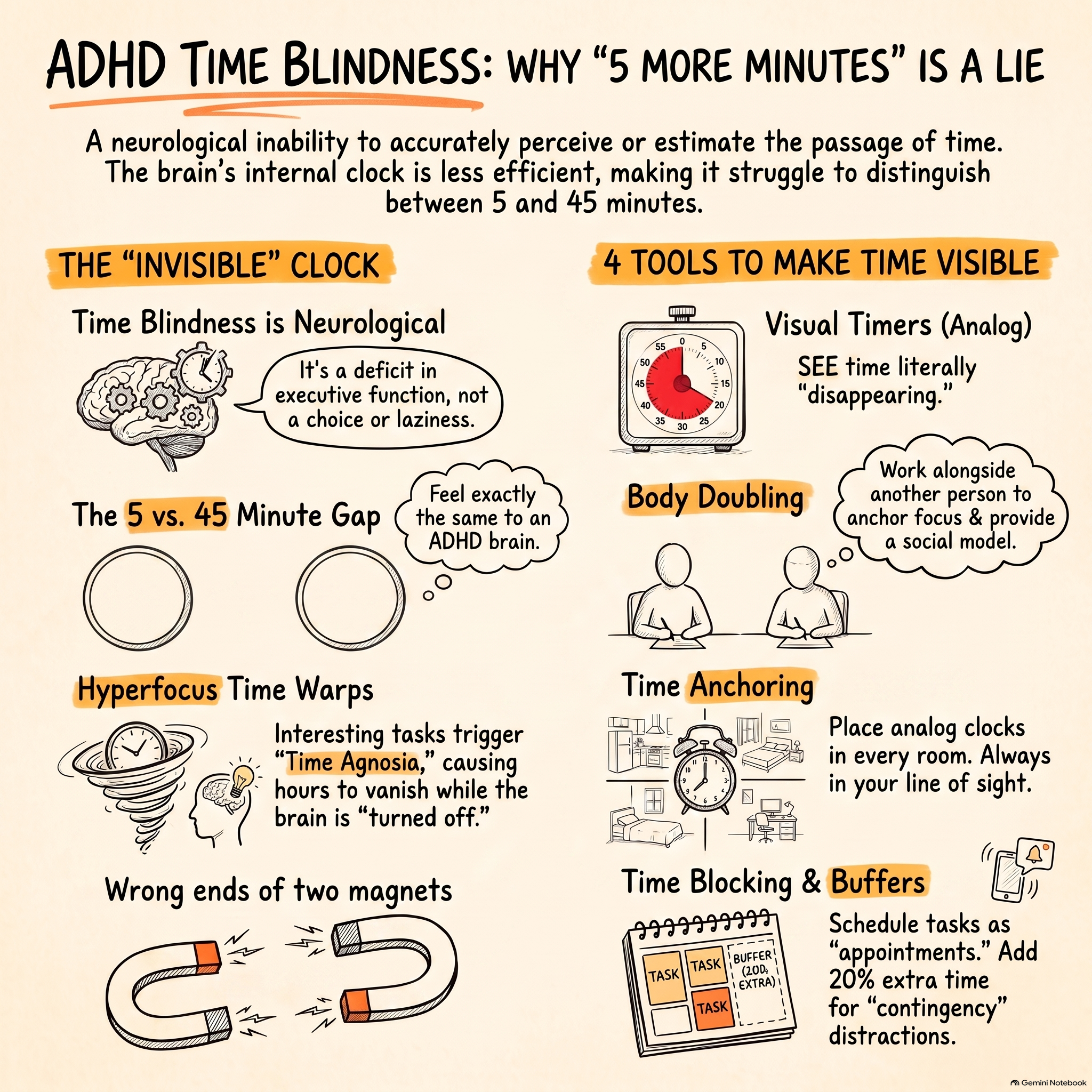 Time Blindness Why 5 More Minutes Is A Lie